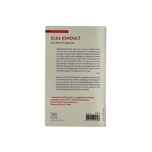 The Dream of a Lifetime – Elsa Esnoult (HarperCollins Edition, paperback)