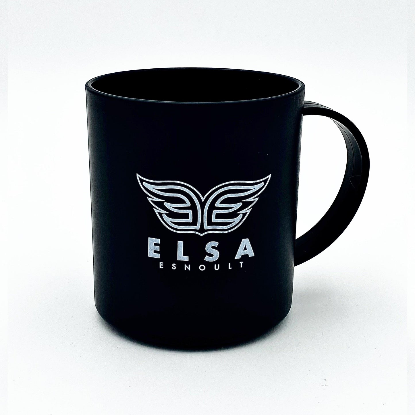 Black Mug Elsa Esnoult with Official Logo