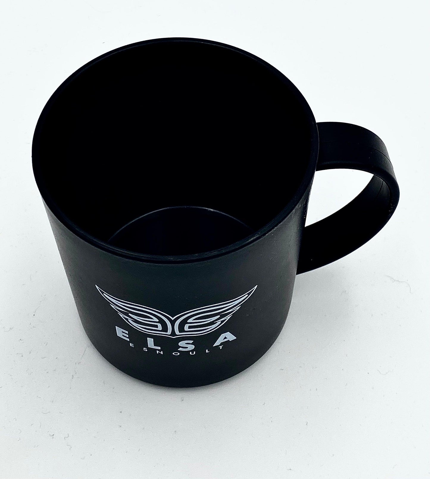 Black Mug Elsa Esnoult with Official Logo