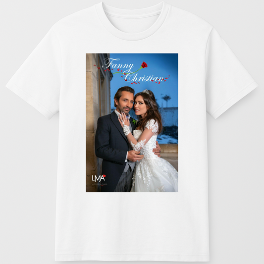 White T-shirt "Fanny & Christian" – The Mysteries of Love