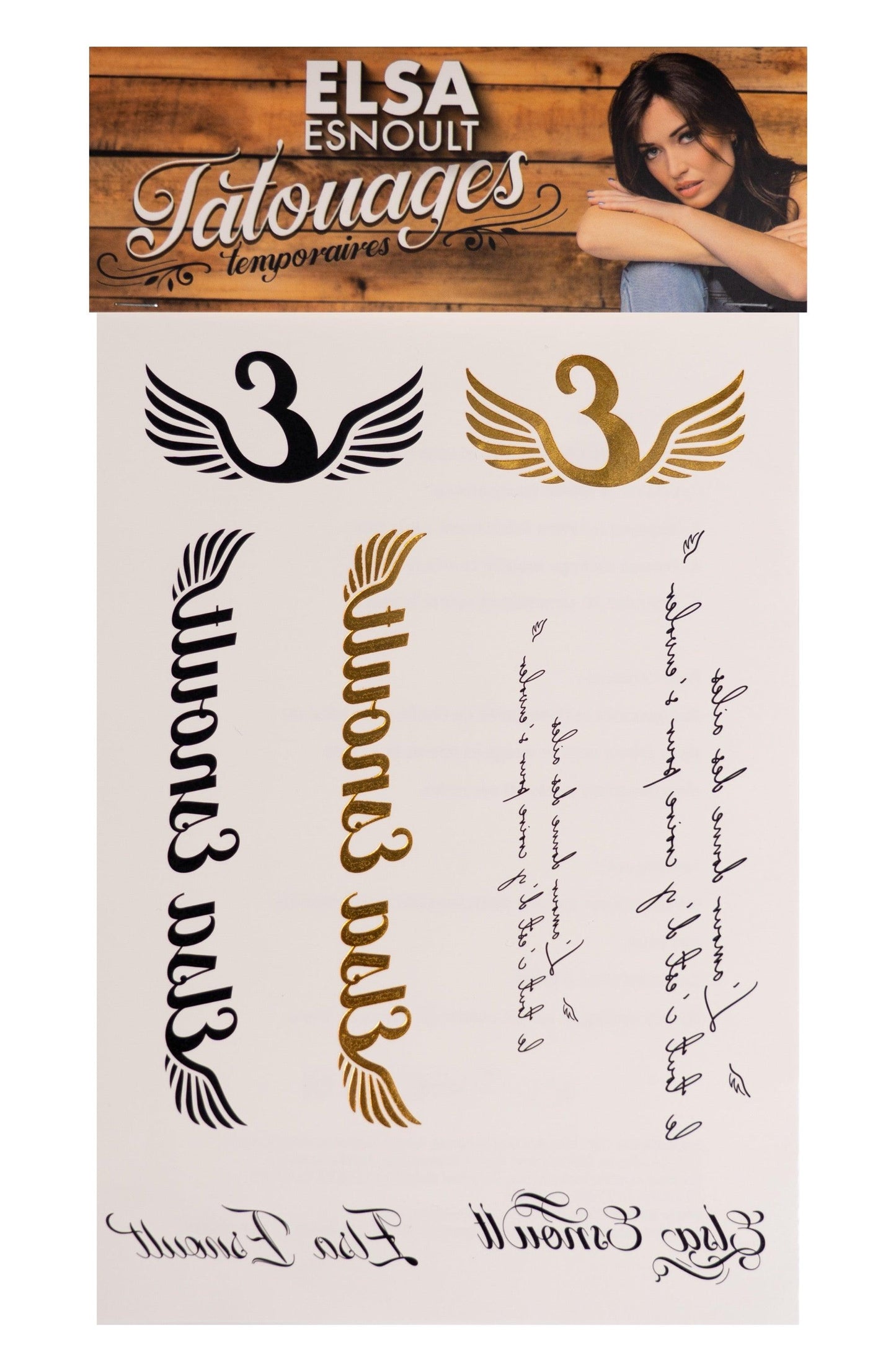 Planche de tatouage Elsa Esnoult