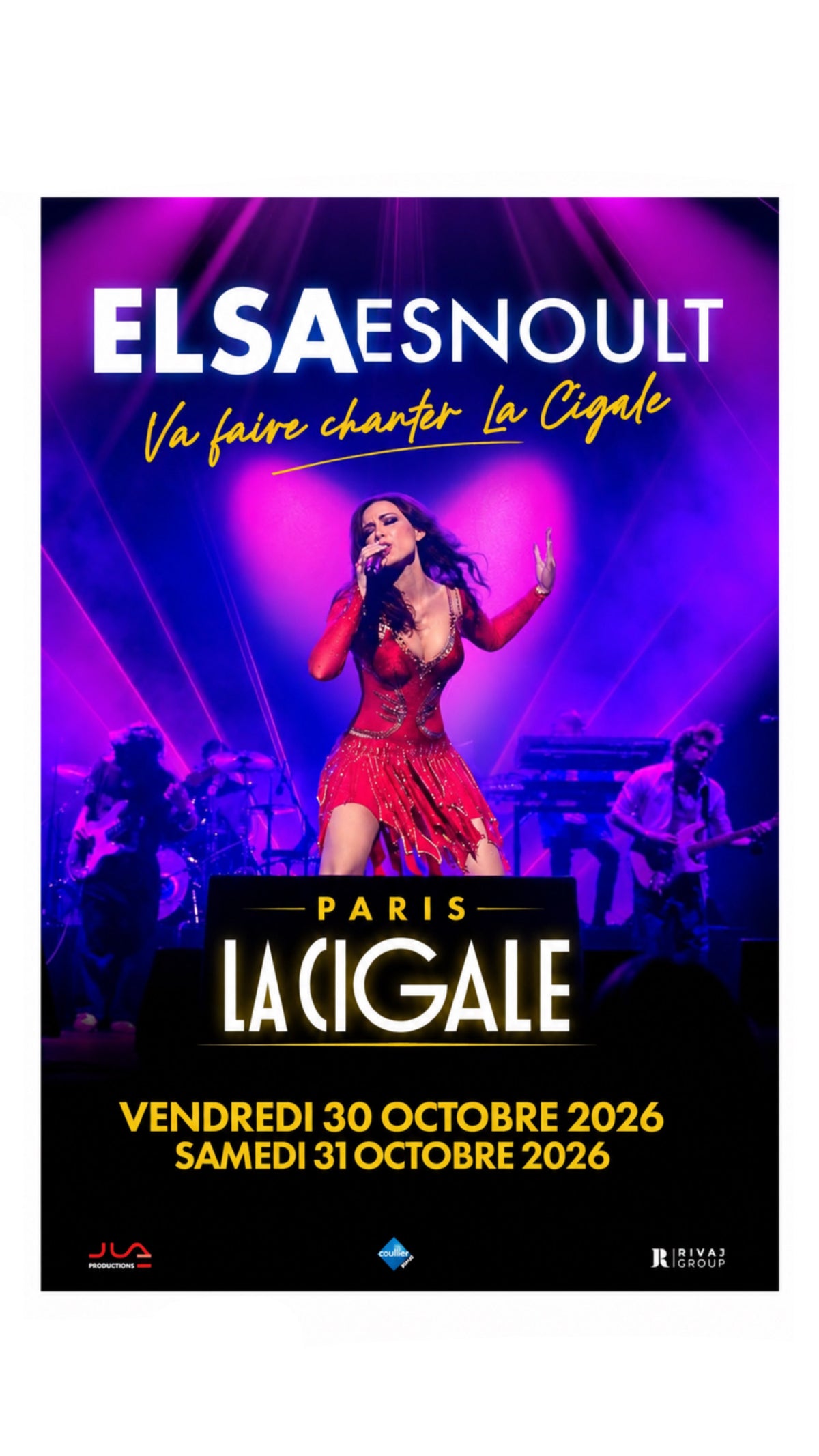 Poster exclusif - Concert La Cigale 2026 (40X60cm)