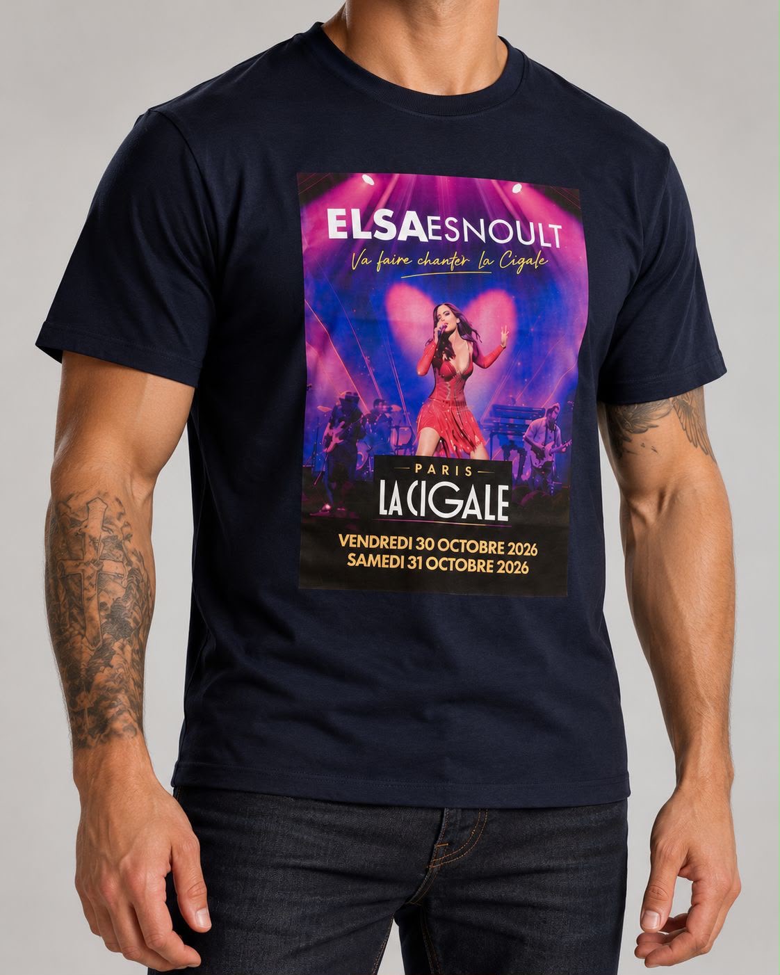 T-shirt Unisexe Concert La Cigale 2026