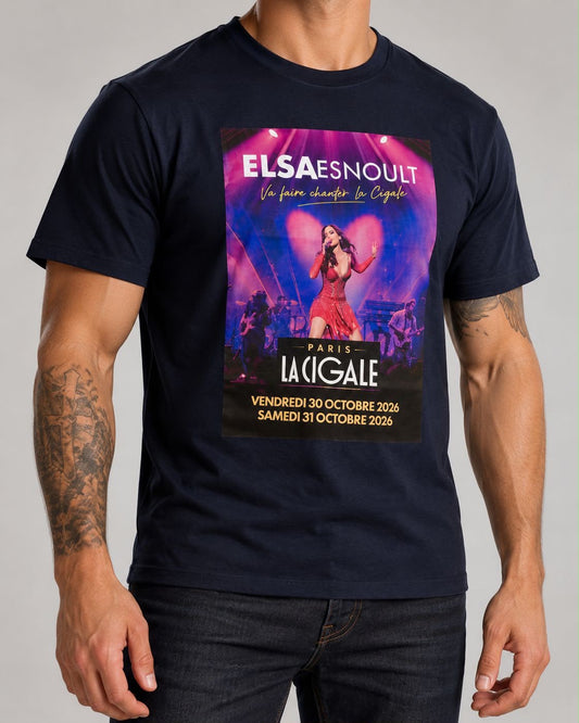 T-shirt Unisexe Concert La Cigale 2026
